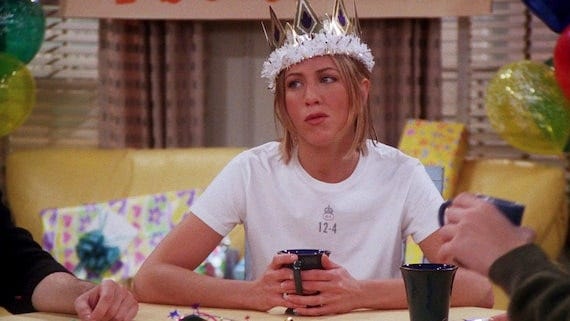 Friends Tshirt Rachel Green Crown 12-4 Unisex Happy Birthday - Etsy UK