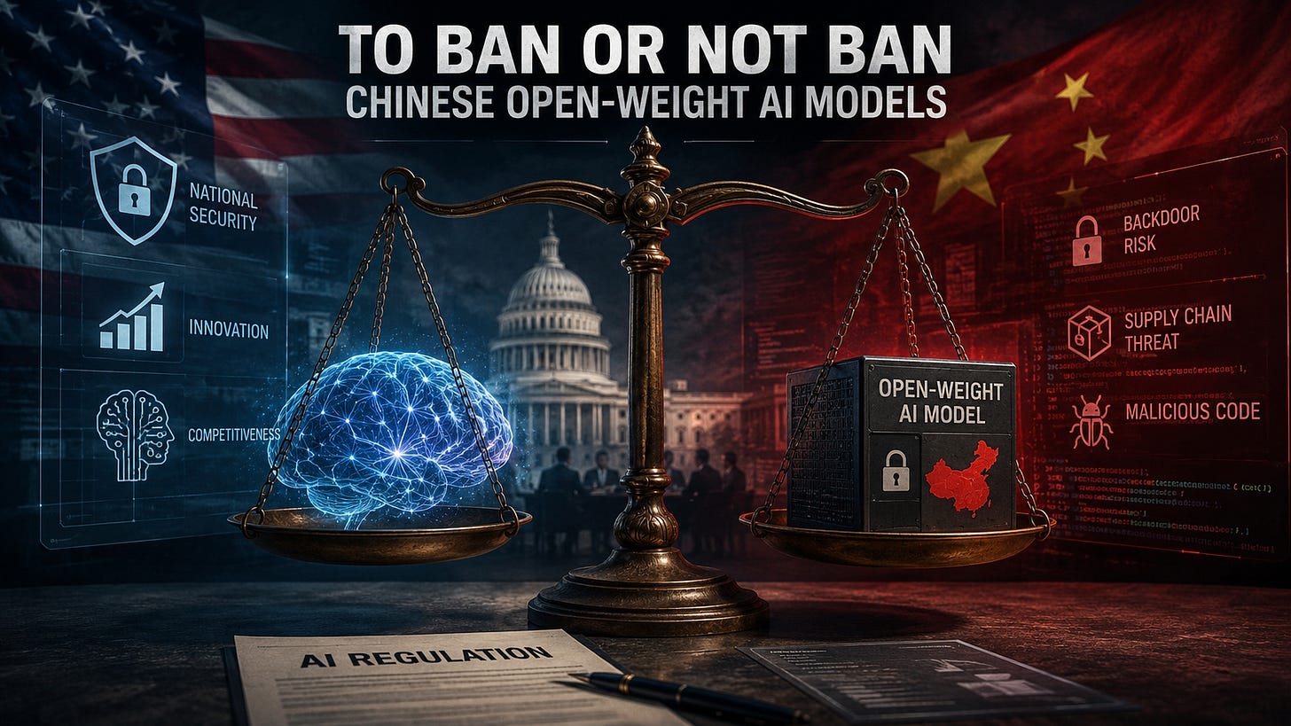 To Ban or Not Ban Chinese Open-Weight AI Models