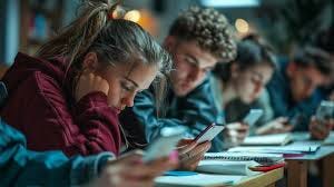 Free Students Using Smartphones Image ... Free Students Using Smartphones Image ...