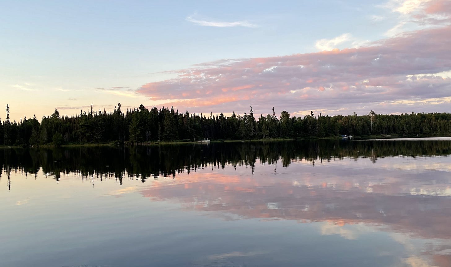 One of the many incredible views from Poplar Lake in Minnesota. This one was at twilight. Steve Puterski photo One of the many incredible views from Poplar Lake in Minnesota. This one was at twilight. Steve Puterski photo