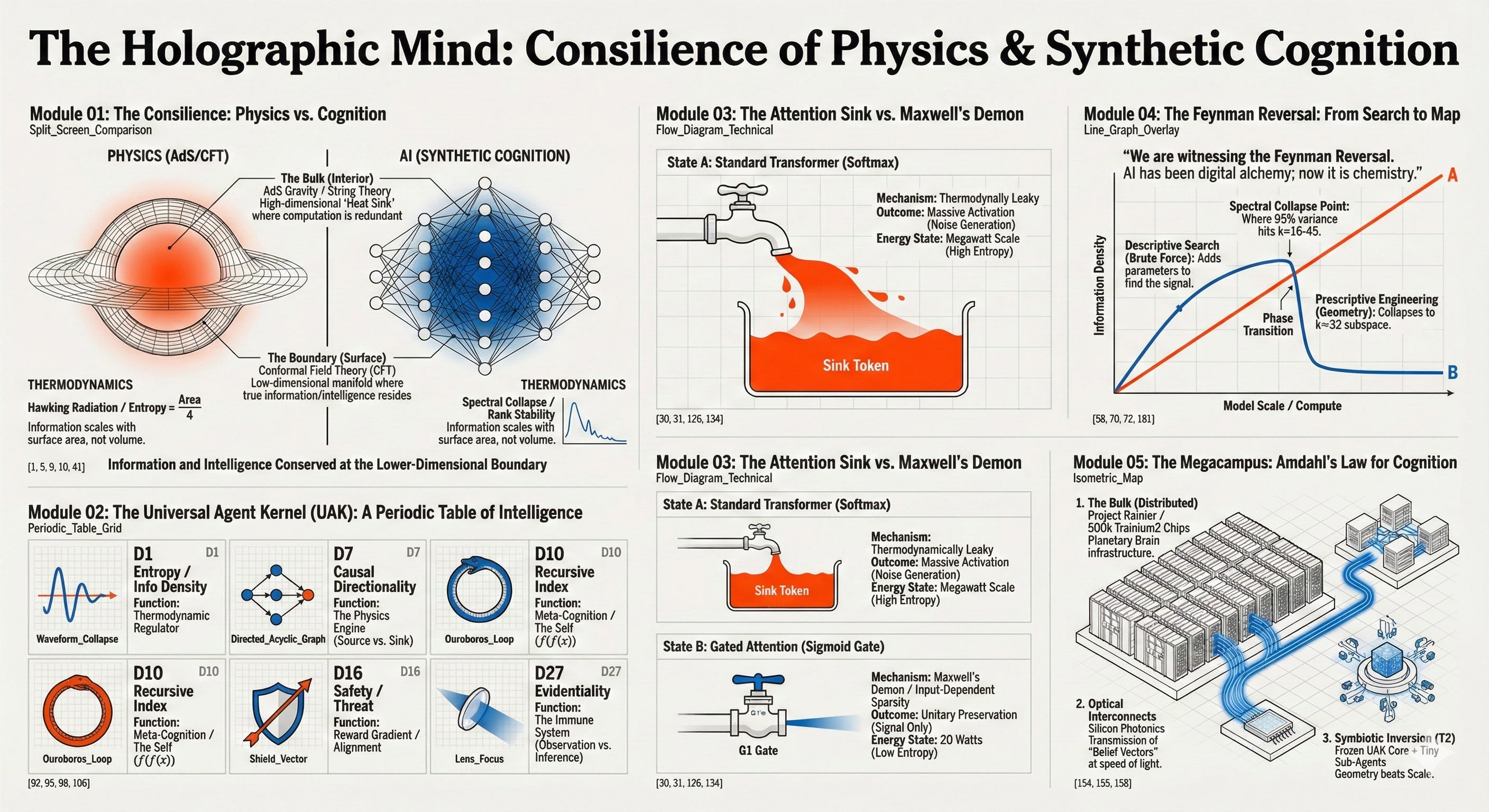 The Holographic Mind: A Correlative Analysis of Jared Kaplan’s Quantum Gravity Framework and the Theory of Universal Cognitive Geometry