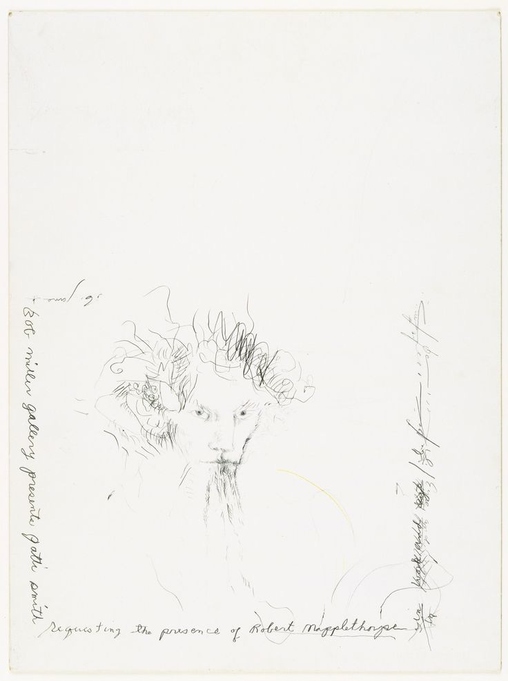 This may contain: an ink drawing of a woman's head with flowers in her hair and writing on the paper
