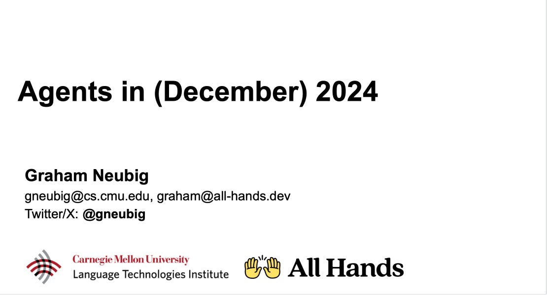 2024 in Agents [LS Live! @ NeurIPS 2024]