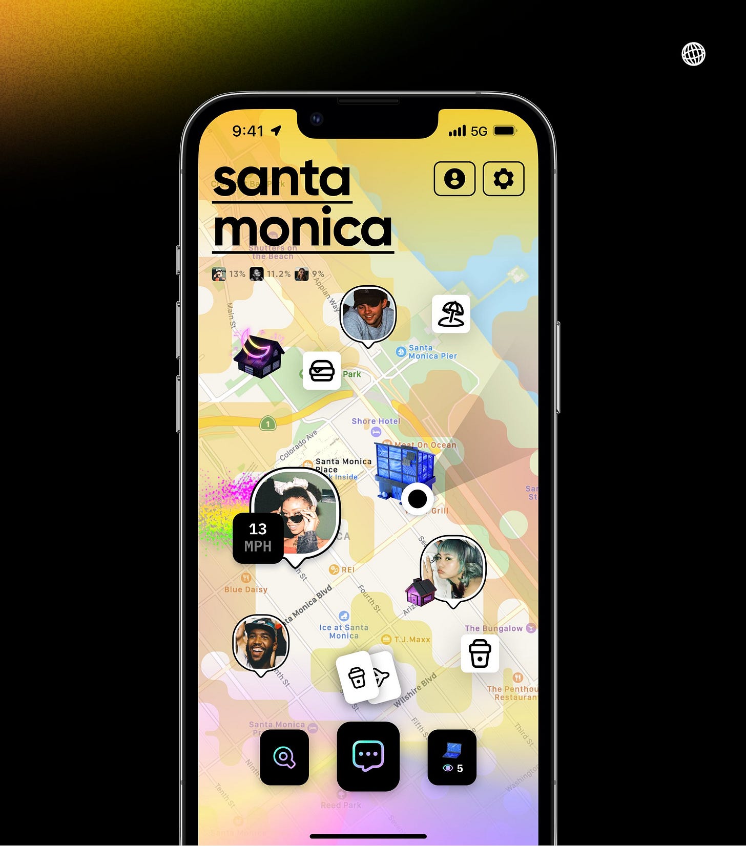 Screenshot of the Zenly app