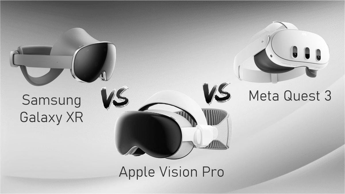 Samsung Galaxy XR Vs Apple Vision Pro Vs Meta Quest 3