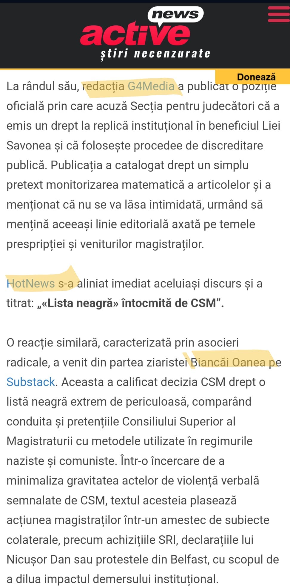 Active News