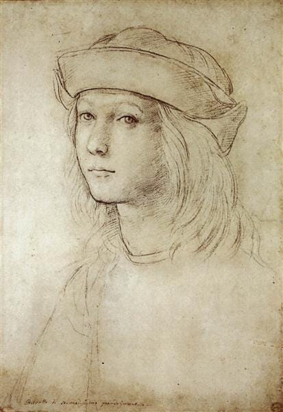 Self Portrait, c.1499 - Raphael - WikiArt.org