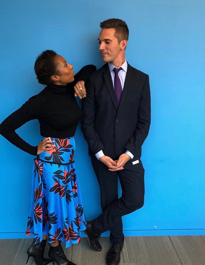 Reunited with my work wife - Ari Shapiro