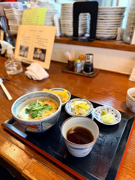 Picture of the soba lunch sets