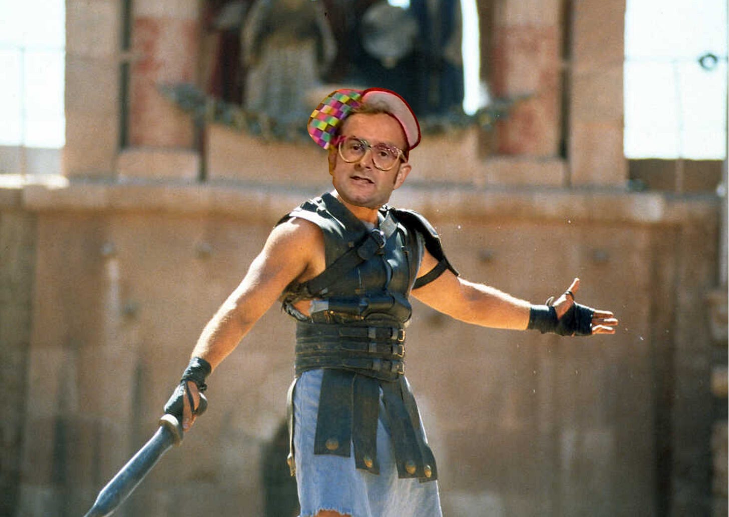 Timmy Mallett is Gladiator.