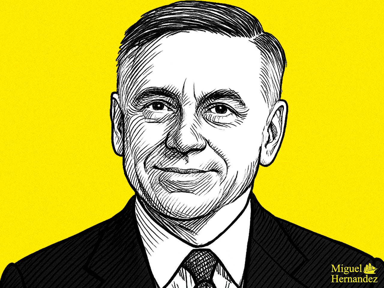 Ilustración del profesor de economía Jesús Huerta de Soto