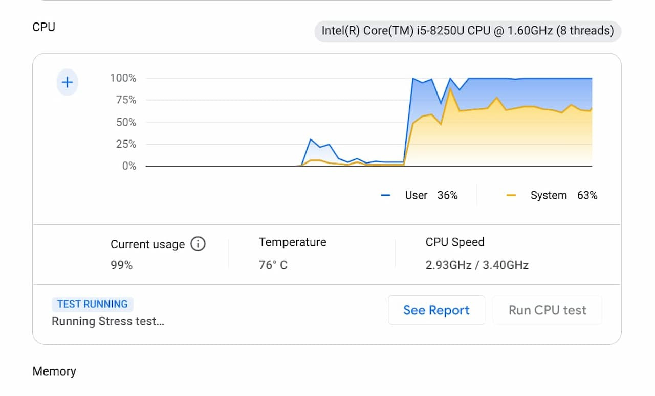 Chromebook battery life boost CPU