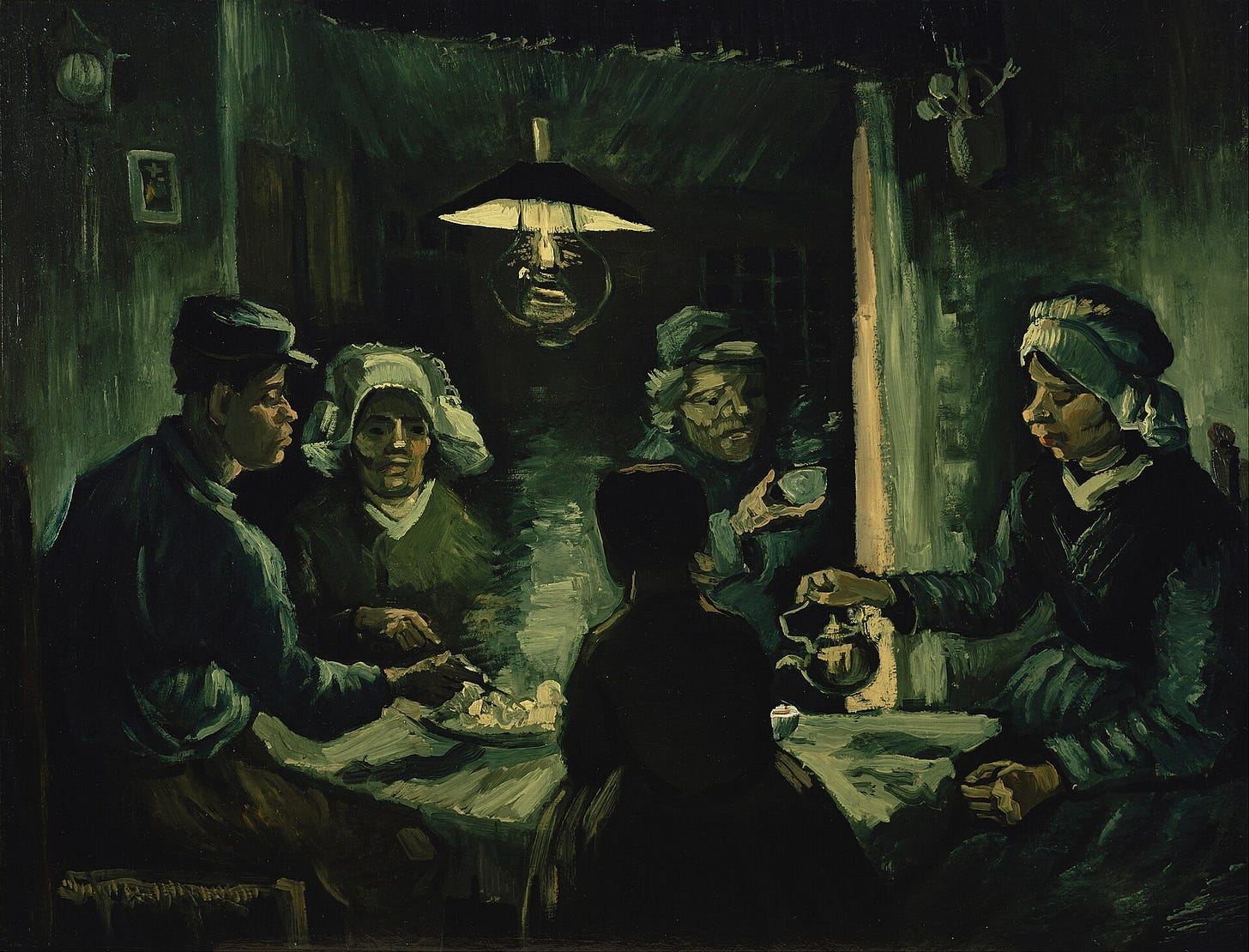 Vincent van Gogh, The Potato Eaters, 1885. Van Gogh Museum, Amsterdam. Vincent van Gogh, The Potato Eaters, 1885. Van Gogh Museum, Amsterdam.
