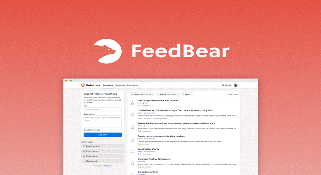 FeedBear Review: Trust Me, This is the Roadmap Tool You Want | AppSumo