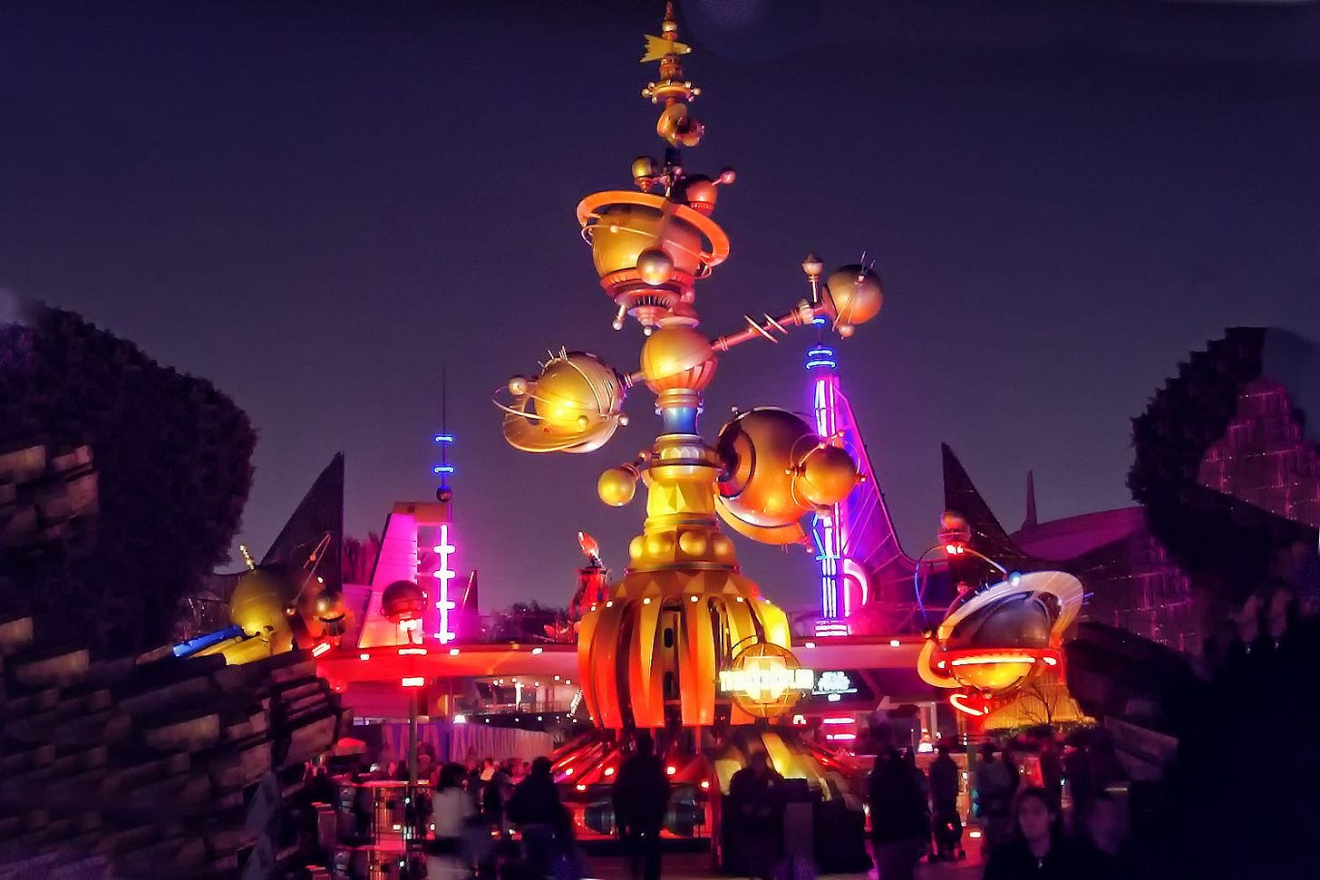 Image result for disneyland astro orbiter at night Image result for disneyland astro orbiter at night