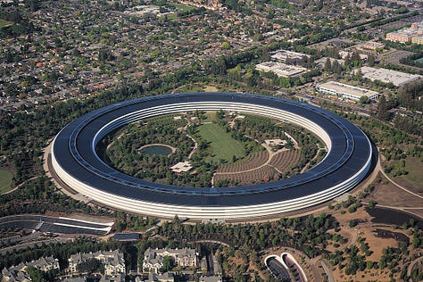 Burj Khalifa, Apple Park, and Versailles