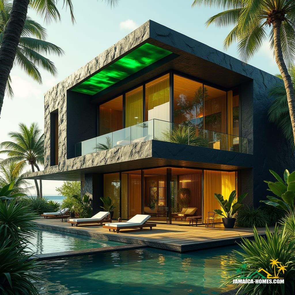 A futuristic Jamaican home