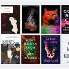 the books I'm preordering for fall 