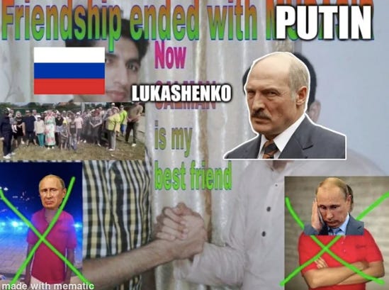 Bombshell: Lukashenko Blames "Jewish Lobby" For Tricking Christian Messiah Vladimir Putin Into Abandoning Kiev! 