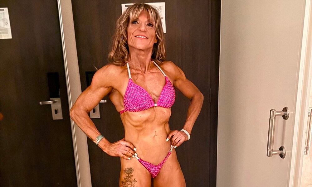 Una bahiense se consagró campeona argentina de fisicoculturismo a los 61 años - La Brújula 24