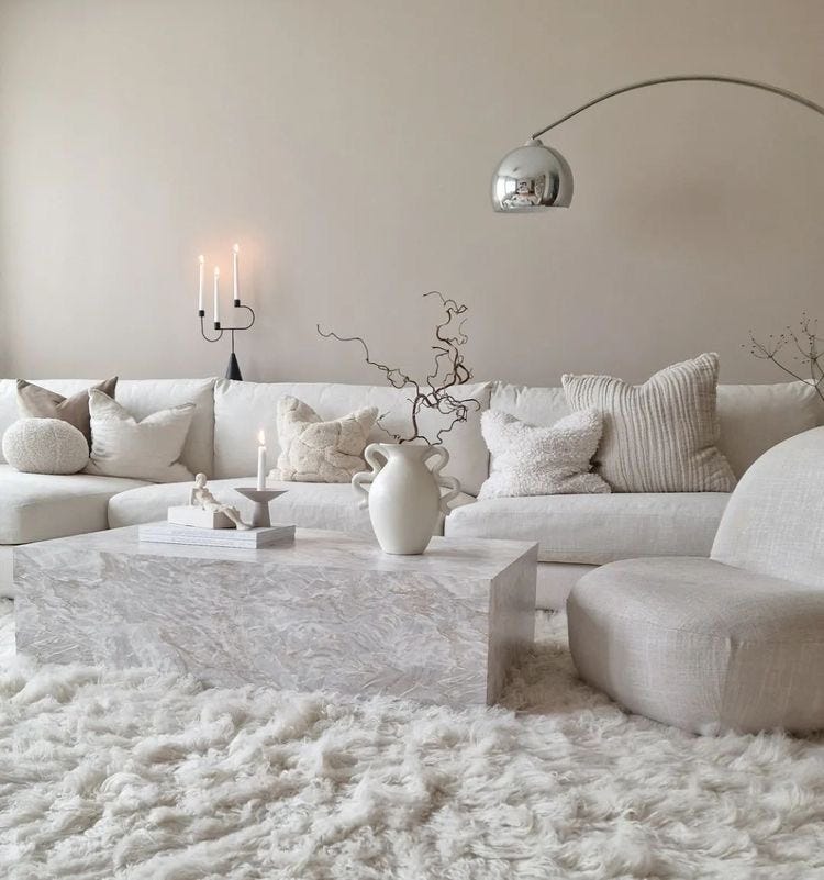 white room interior inspo
