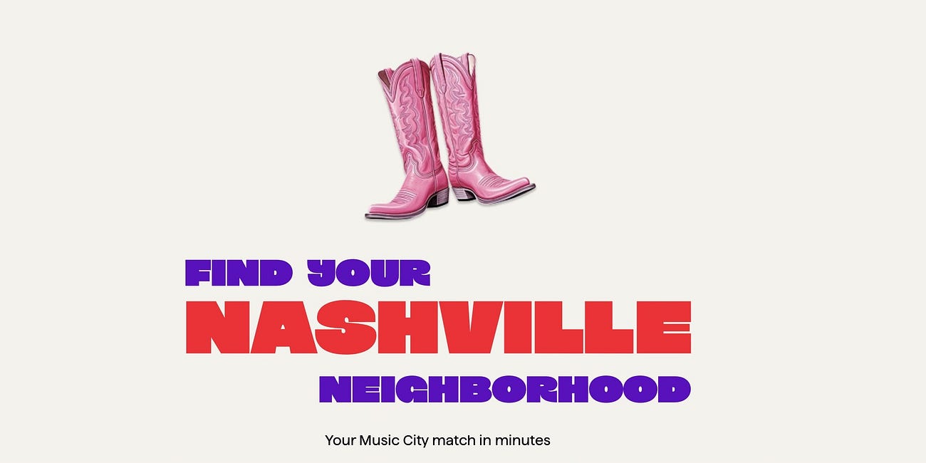 So You're Moving to Nashville