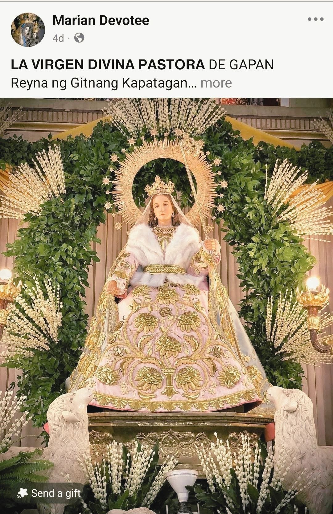 La Virgen Divina Pastora in my newsfeed La Virgen Divina Pastora in my newsfeed