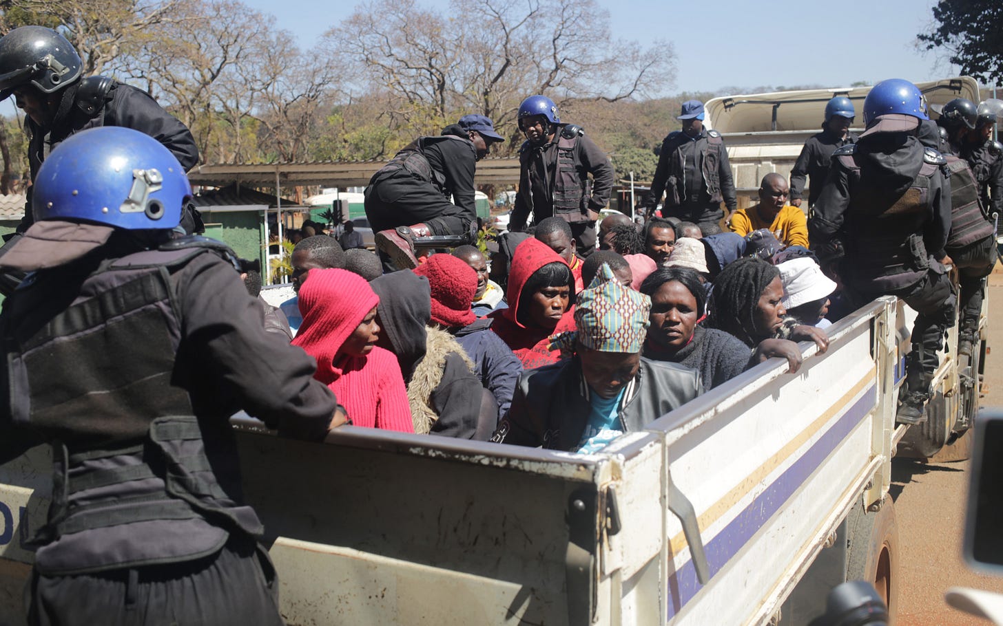 arrested opposition Citizens Coalition for Change members , Zimbabwe