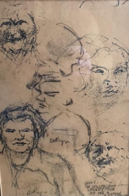 A drawing of a group of people

Description automatically generated