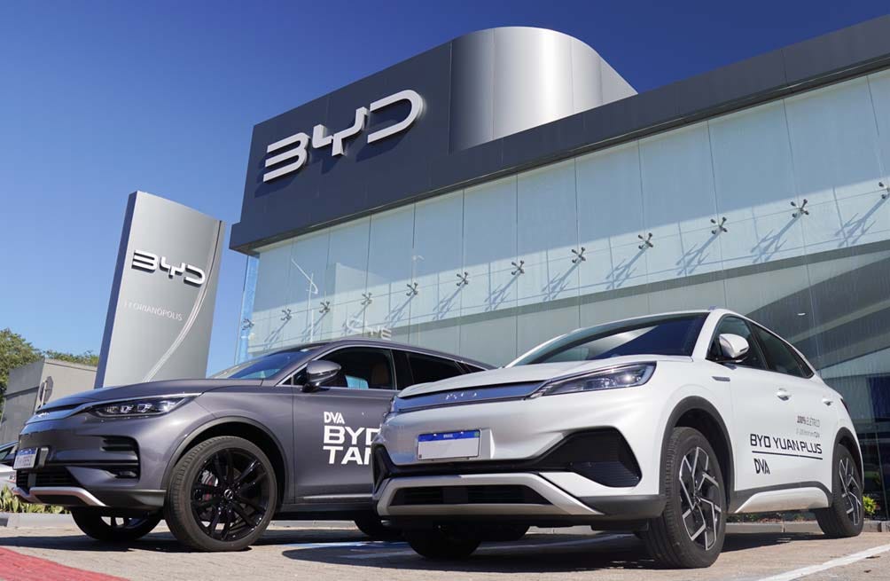 BYD do Brasil segue em expansão e comemora a abertura de sua 100ª  concessionária