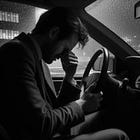 The Man Weeping in the Parking Lot, Dreading Another Day at Work