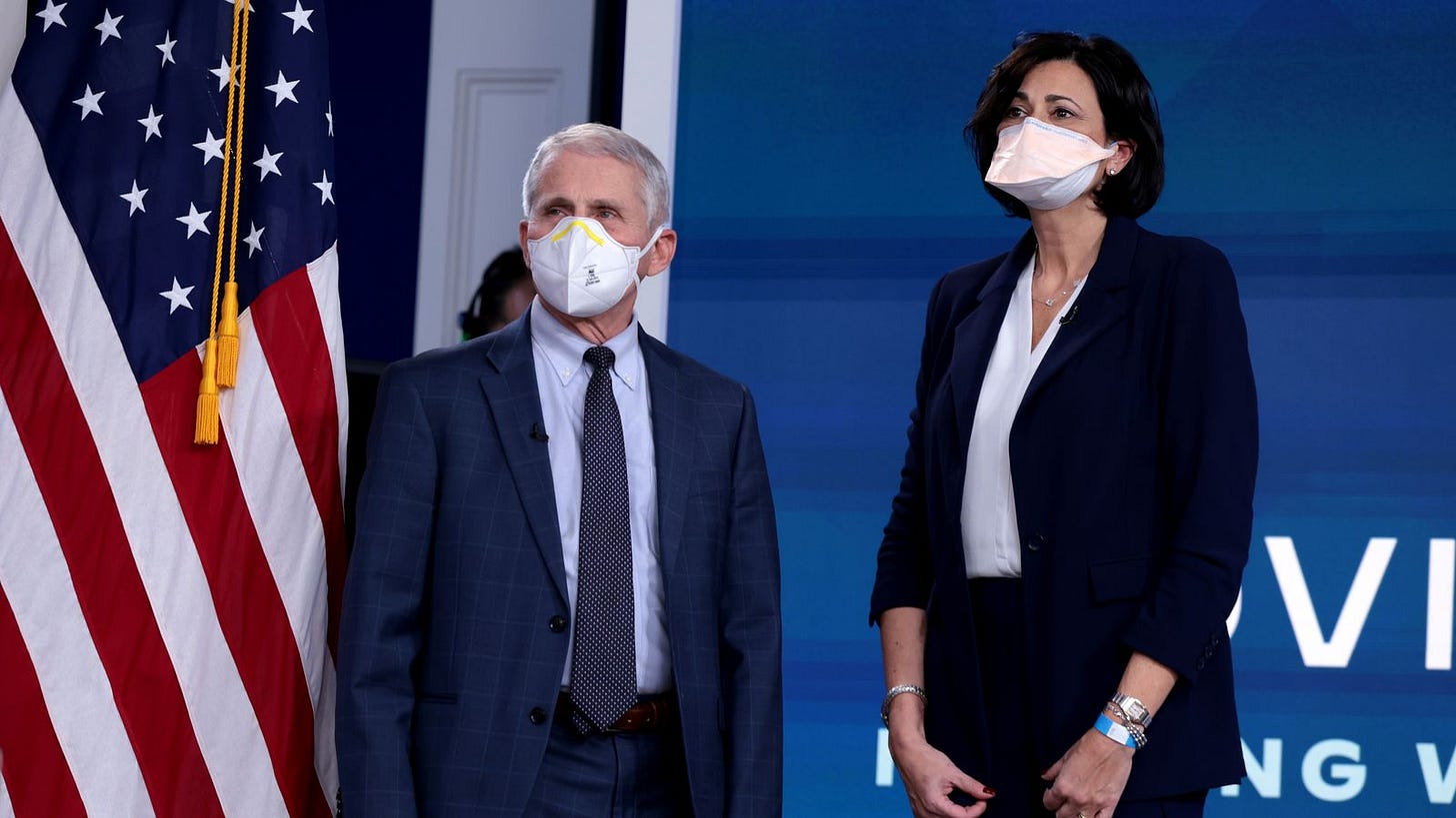 Fauci, Walensky defend CDC's COVID isolation period change