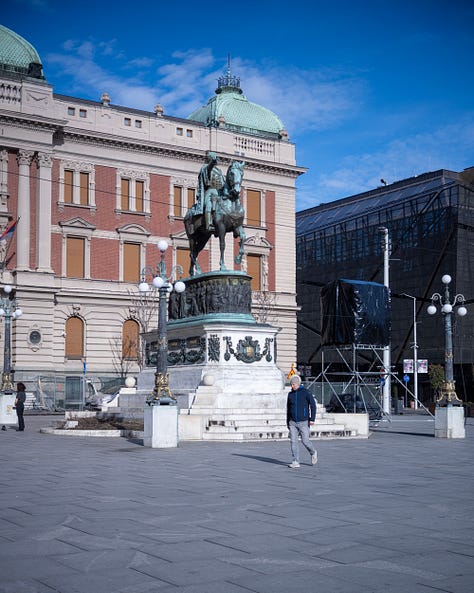 Snapshots from around the Serbian capital. 