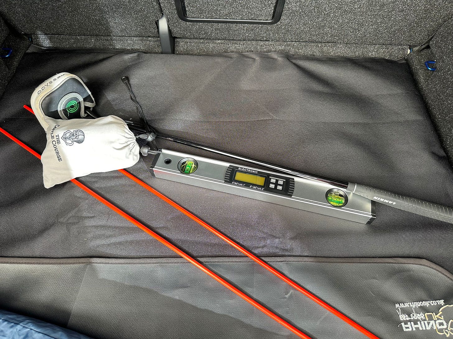 You can’t be serious about using a spirit level for putting You can’t be serious about using a spirit level for putting