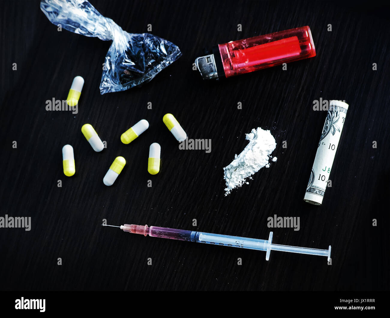Drugs Illegal Pills Powder High Resolution Stock Photography and Images ...