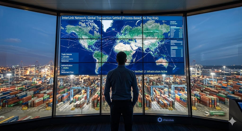 Global value doesn’t need a peg. It needs a system that can settle it.