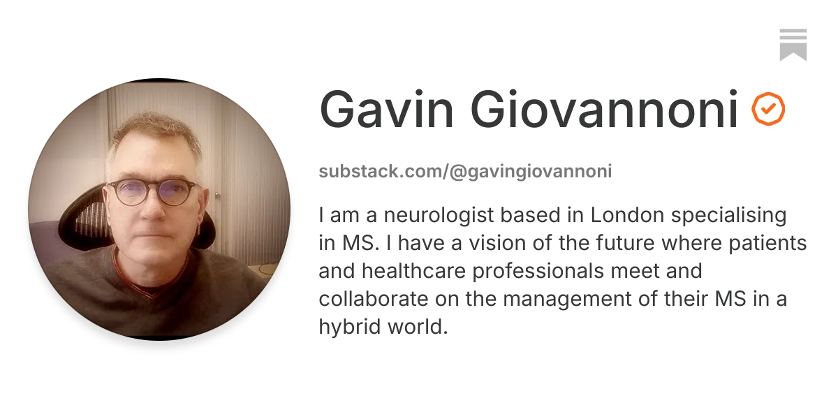 Gavin Giovannoni | Substack