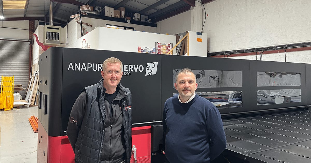 The Big Ink Tank installed an Agfa Anapurna Ciervo H3200, replacing an older H3200i