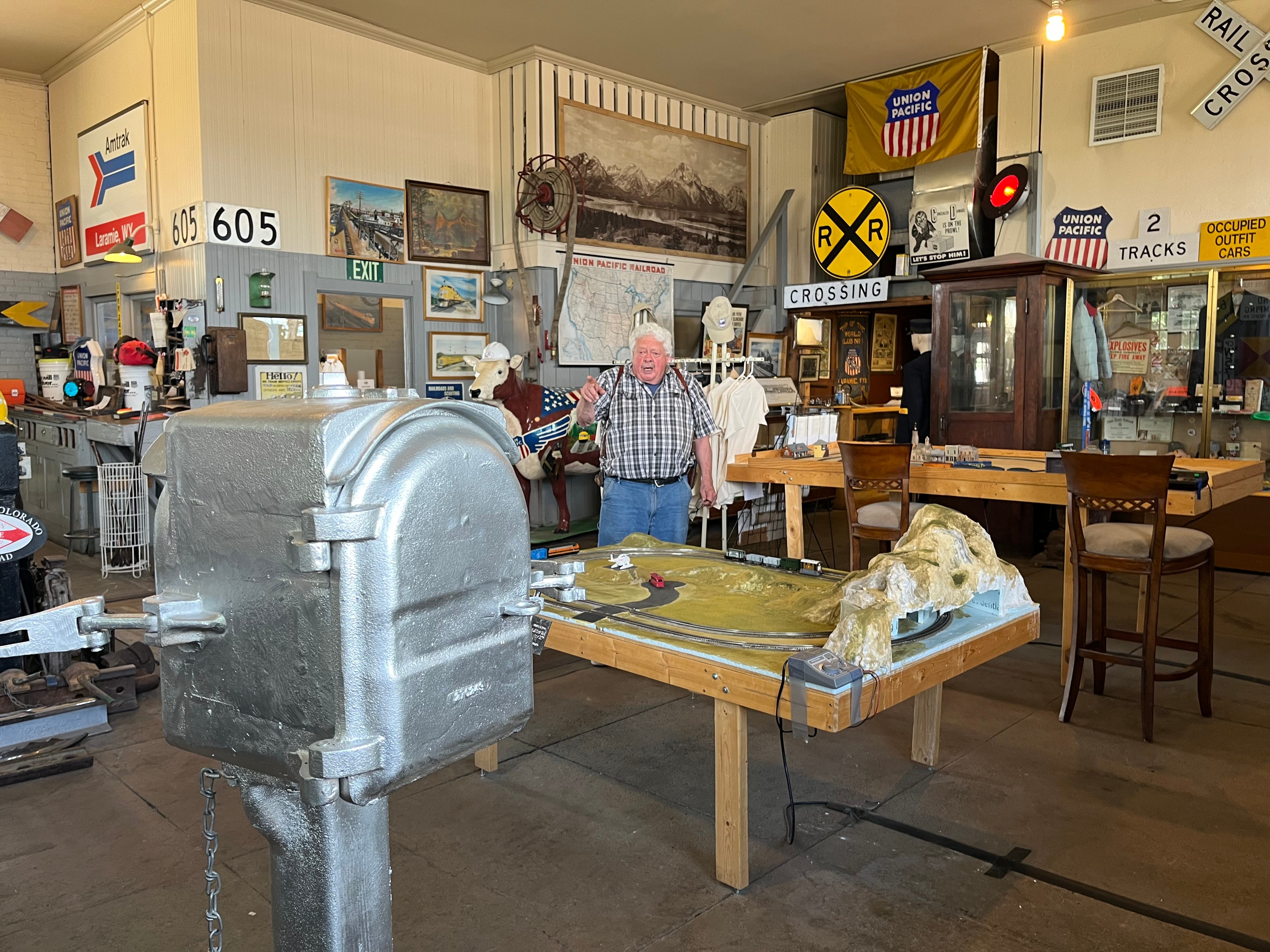 Fit for a Hitchcock cameo, Laramie's train depot turns 100.
