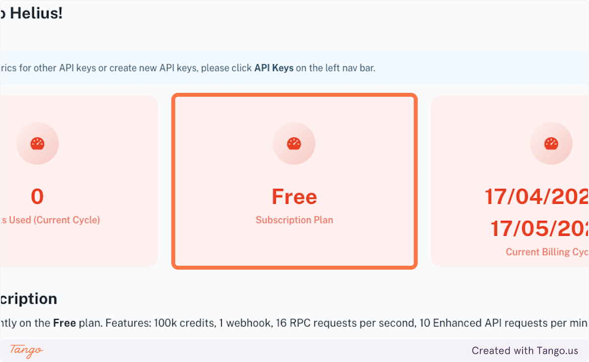 You've automaticly get the Free subscription plan