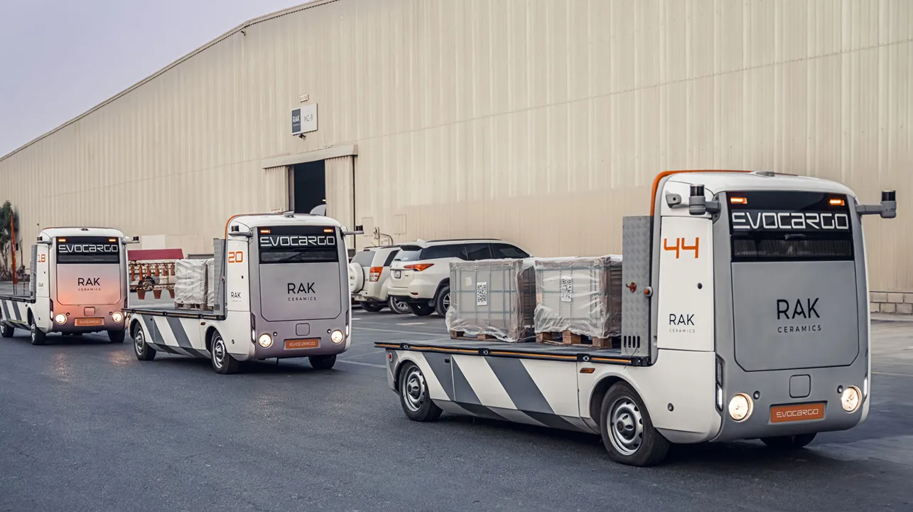 RAK Ceramics Deploys The Nation’s First Commercial Self-Driving Trucks in UAE