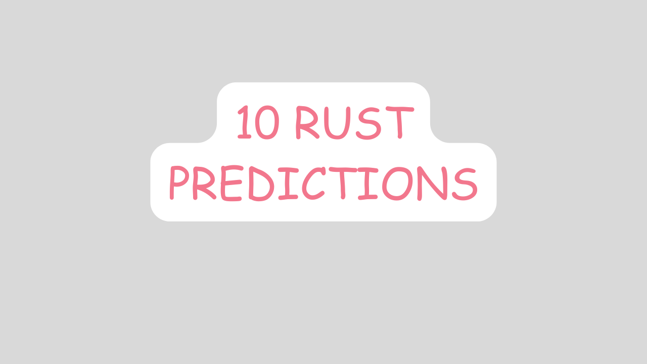 Image: 10 Rust Predictions banner