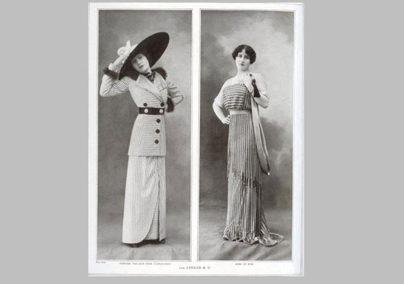 January 1912 Les Modes fashion magazine features a costume later used in the film Titanic January 1912 Les Modes fashion magazine features a costume later used in the film Titanic