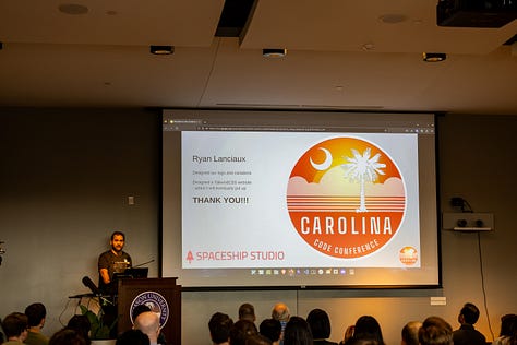 Having a blast at the Carolina Code Conference