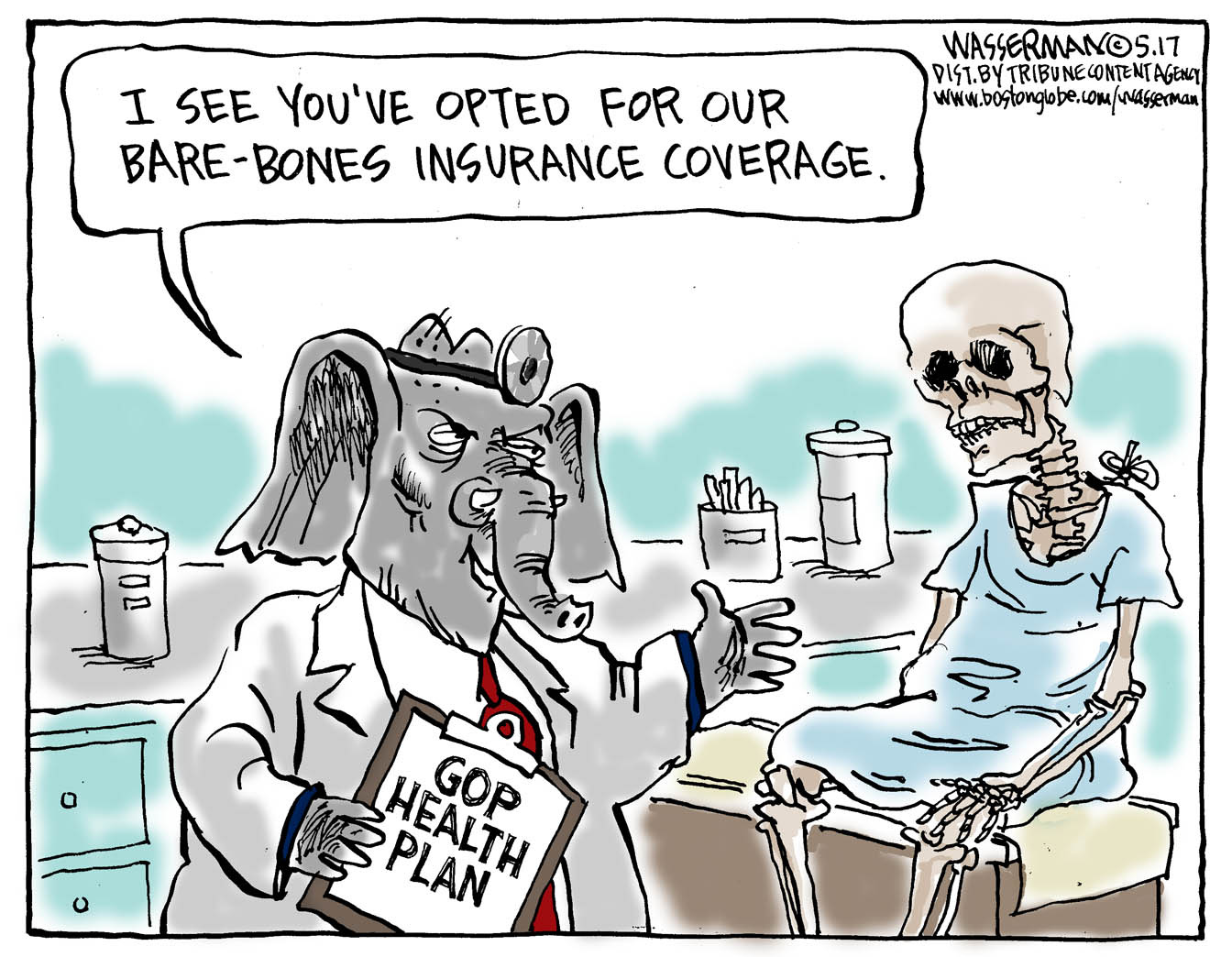 Political cartoon U.S. GOP health care AHCA | The Week Political cartoon U.S. GOP health care AHCA | The Week
