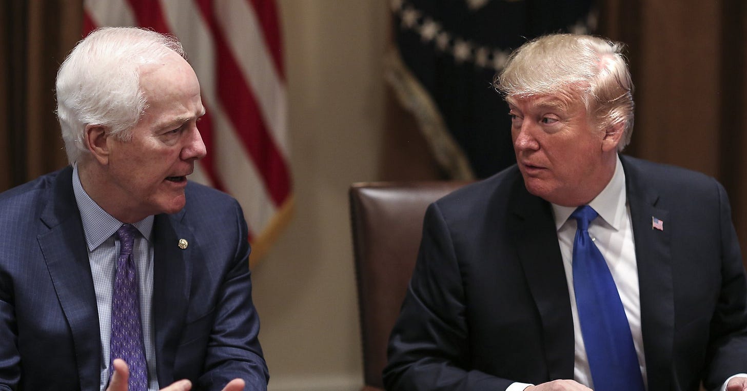 Sen. Cornyn: I've worked hand-in-glove with President Trump