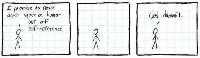 33: Self-reference - explain xkcd 33: Self-reference - explain xkcd