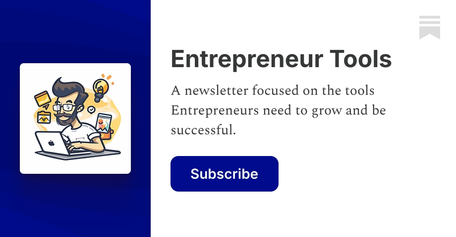 Entrepreneur Tools | Shawn Jooste | Substack