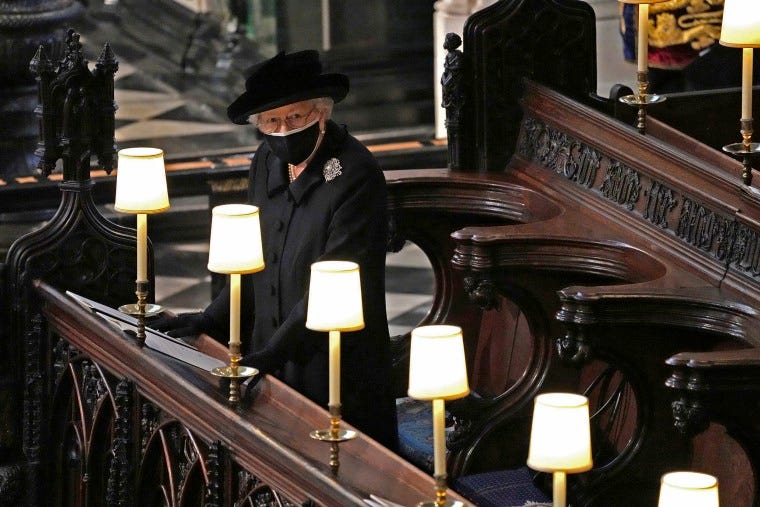 Prince Philip laid to rest by Queen Elizabeth II, royal family