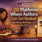 20 Platforms Where Authors Can Get Booked for Speaking, Readings, and Events (U.S.)